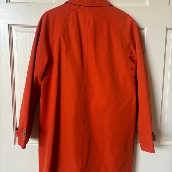 Michael Kors Bold Orange Trench Coat - Picture 2 of 7